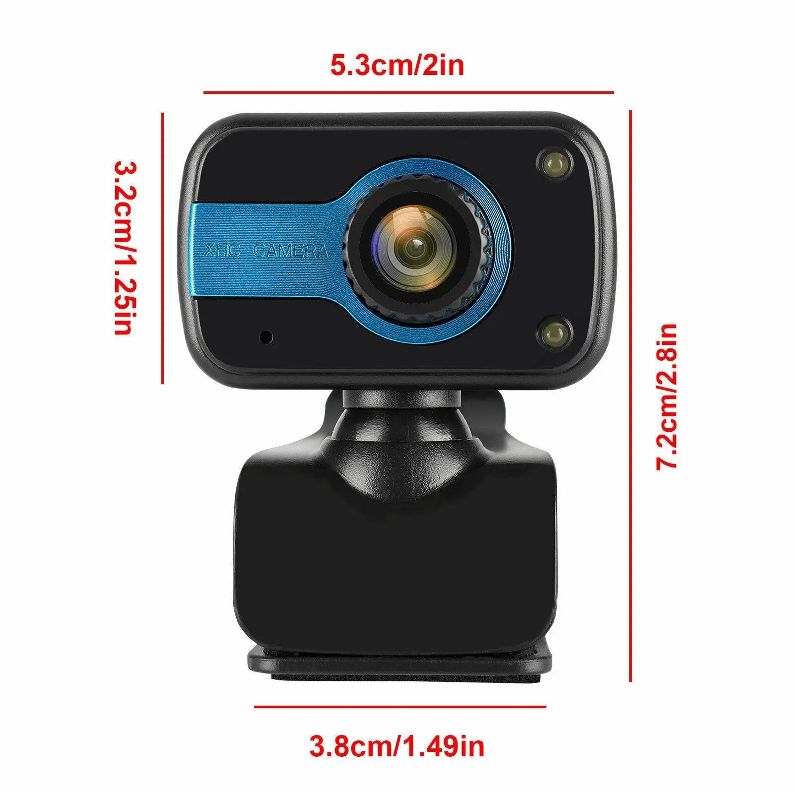 HD USB Web Camera Webcam Video Recording With Microphone - Sacodise shop