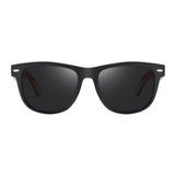 Hybrid Black Wanderer Sunglasses with Bluntslide Red Skatedeck Temple - Sacodise shop