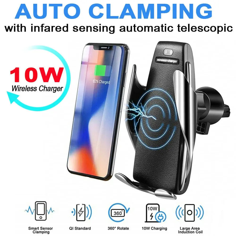 Infrared Sensor Automatic Clamp Wireless Charger - Sacodise shop