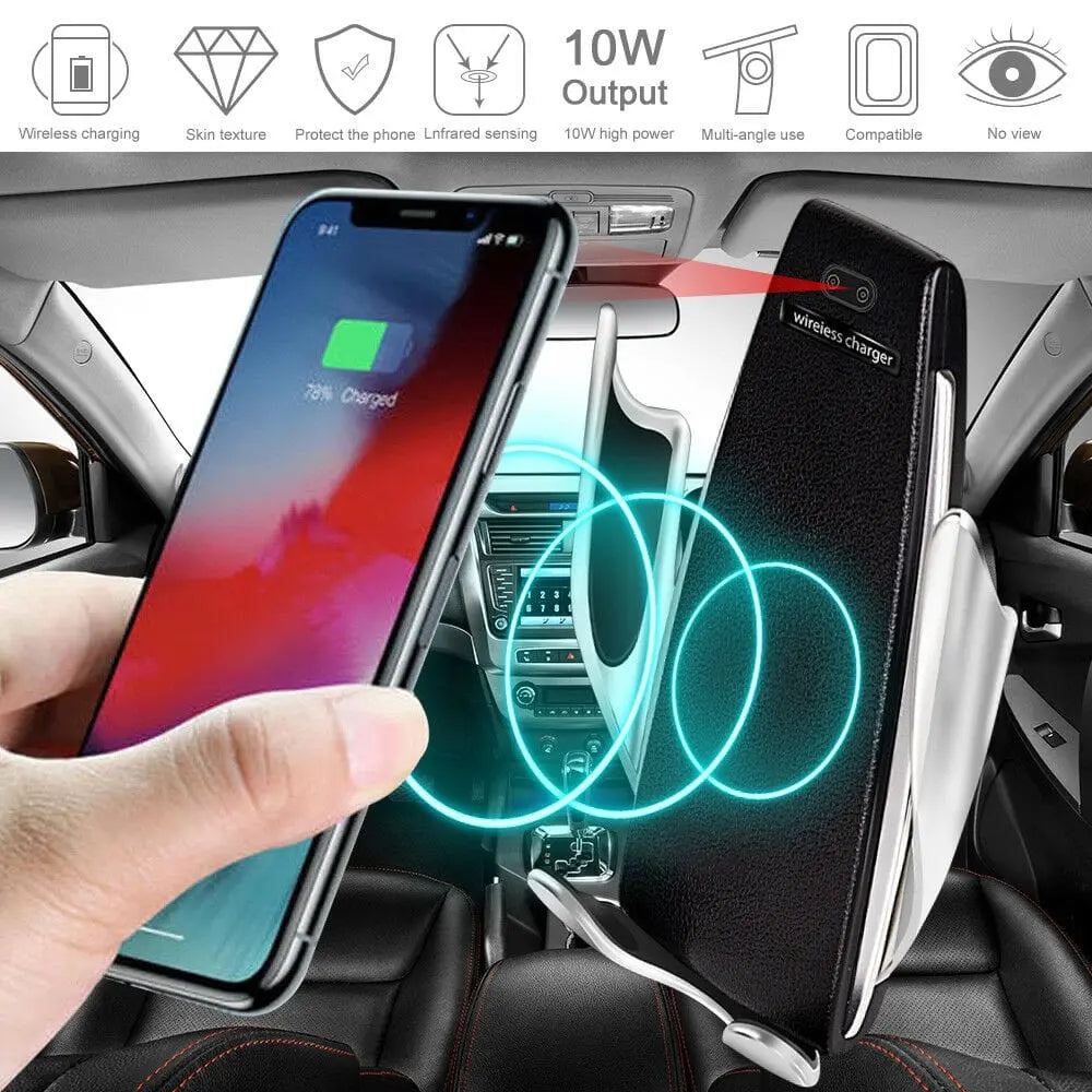 Infrared Sensor Automatic Clamp Wireless Charger - Sacodise shop