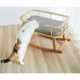 INSTACHEW Rockaby Pet Bed, Comfy and Portable Kitten Couch with Soft - Sacodise shop