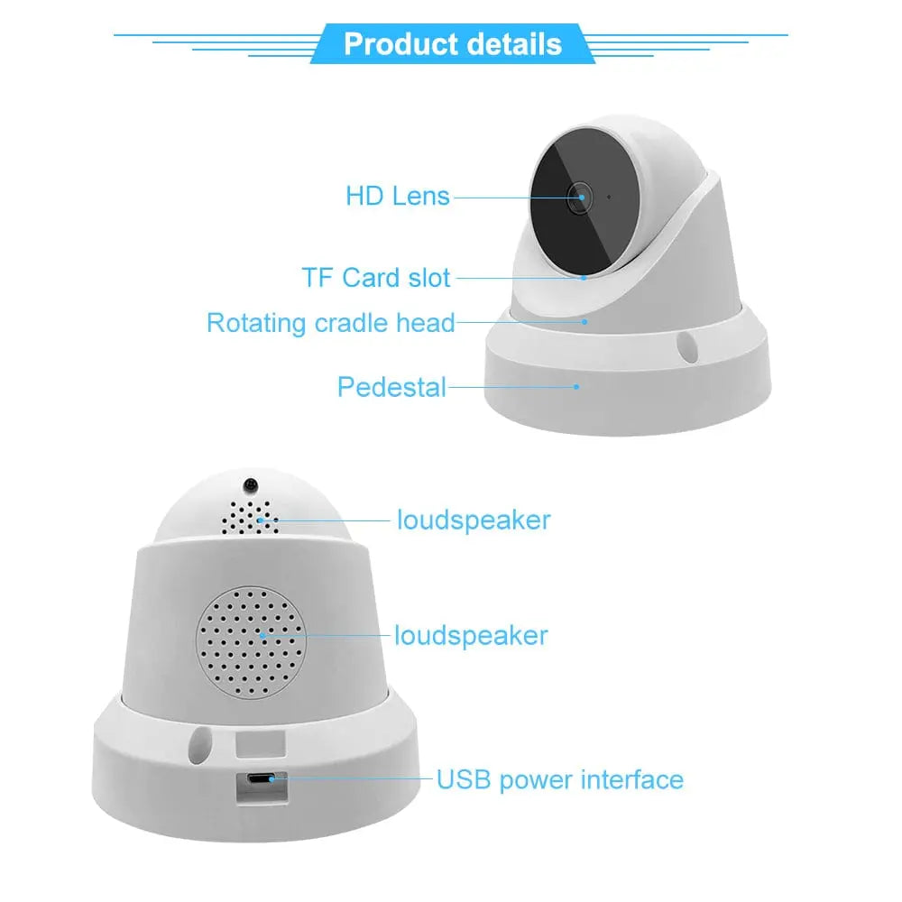 IP WiFi Camera Baby Monitor Home Security Camera - Sacodise shop