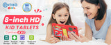 K80 Red 8-Inch Kids Educational Tablet - 2GB + 64GB - Sacodise shop