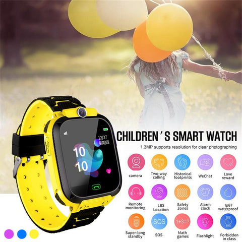 Kids LBS Locator Tracker Smart Watch Telephone SOS - Sacodise shop