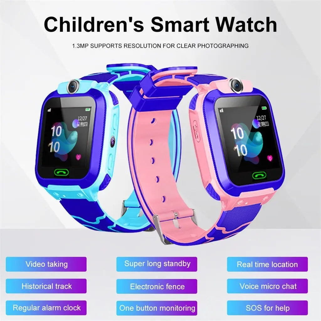 Kids LBS Locator Tracker Smart Watch Telephone SOS - Sacodise shop