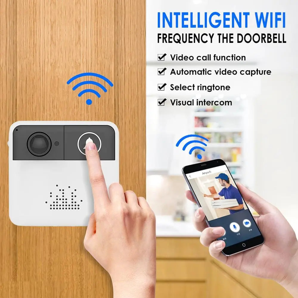 Knock Knock Video Doorbell WiFi Enabled - Sacodise shop