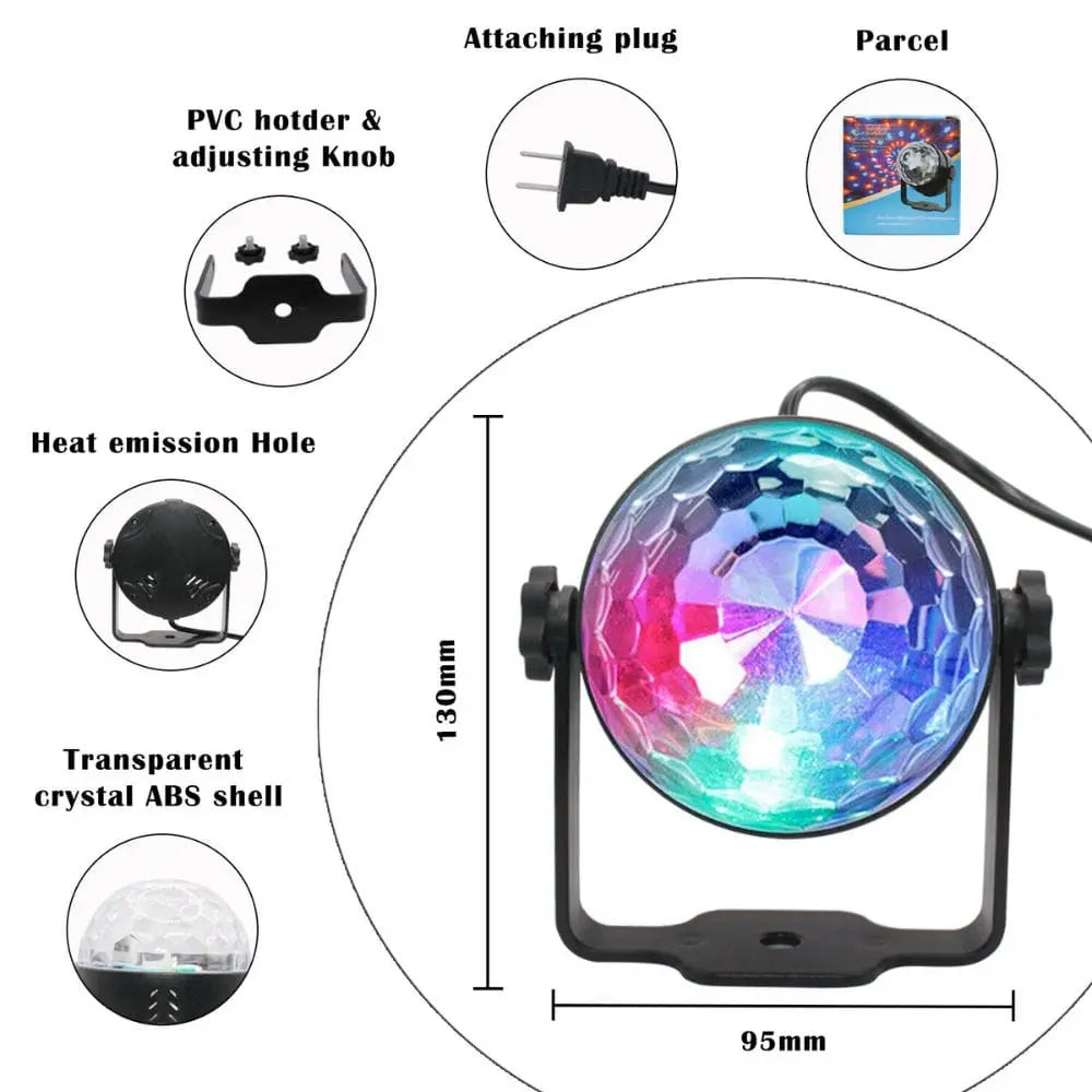 LED Party Projector Light with Sound Activation - Sacodise shop