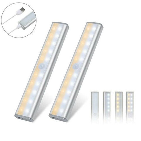 Let There Be Light 20 Motion LED Lights Rechargeable Battery - Sacodise shop
