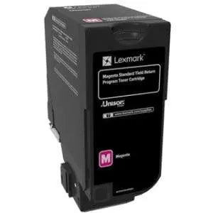 Lexmark LEX74C1SM0 CS72 Return Standard Yield Cartridge Toner, Mag - Sacodise shop