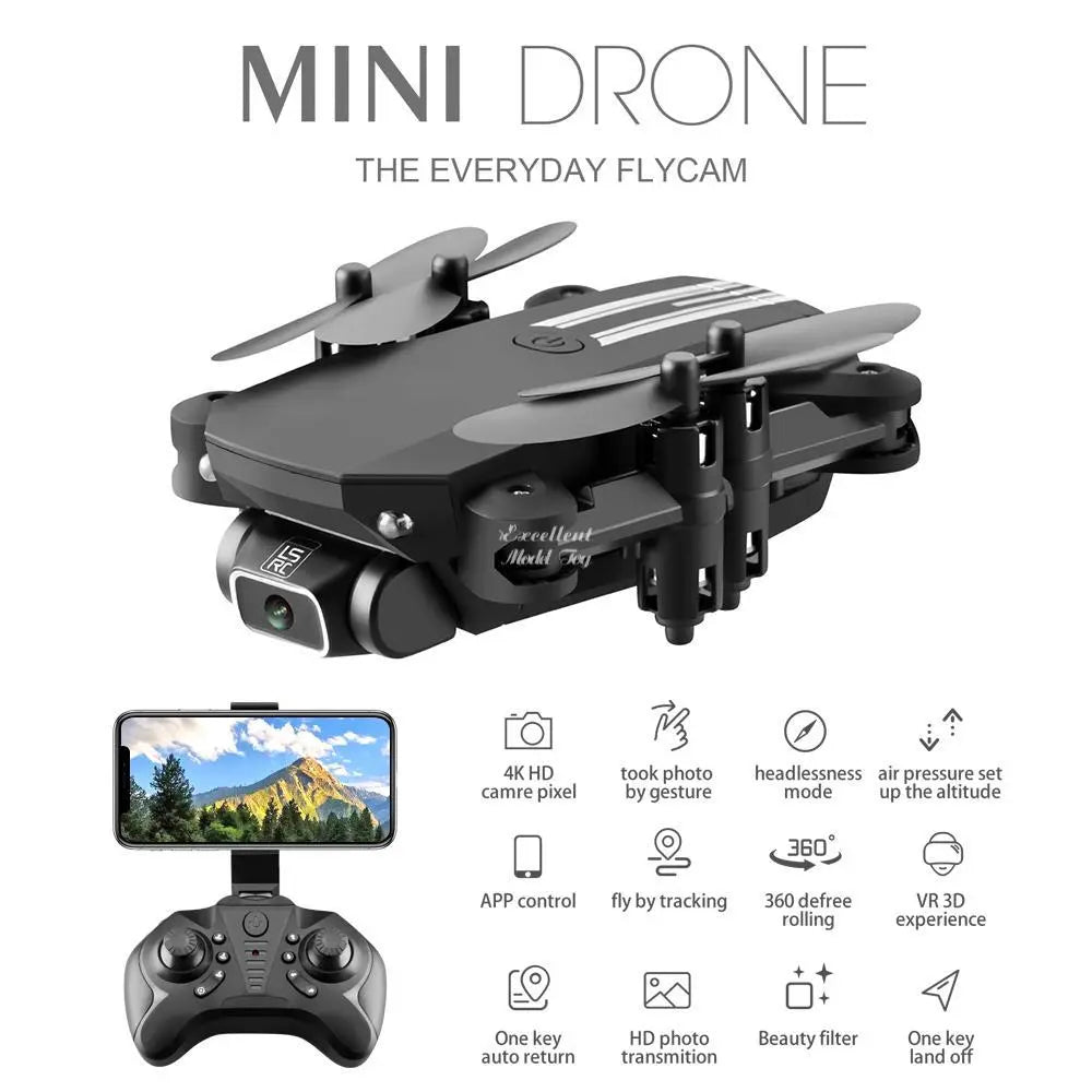 LSRC Adults 4K Drone, Kid Video Camera RC Aircraft, Birthday Gifts for - Sacodise shop