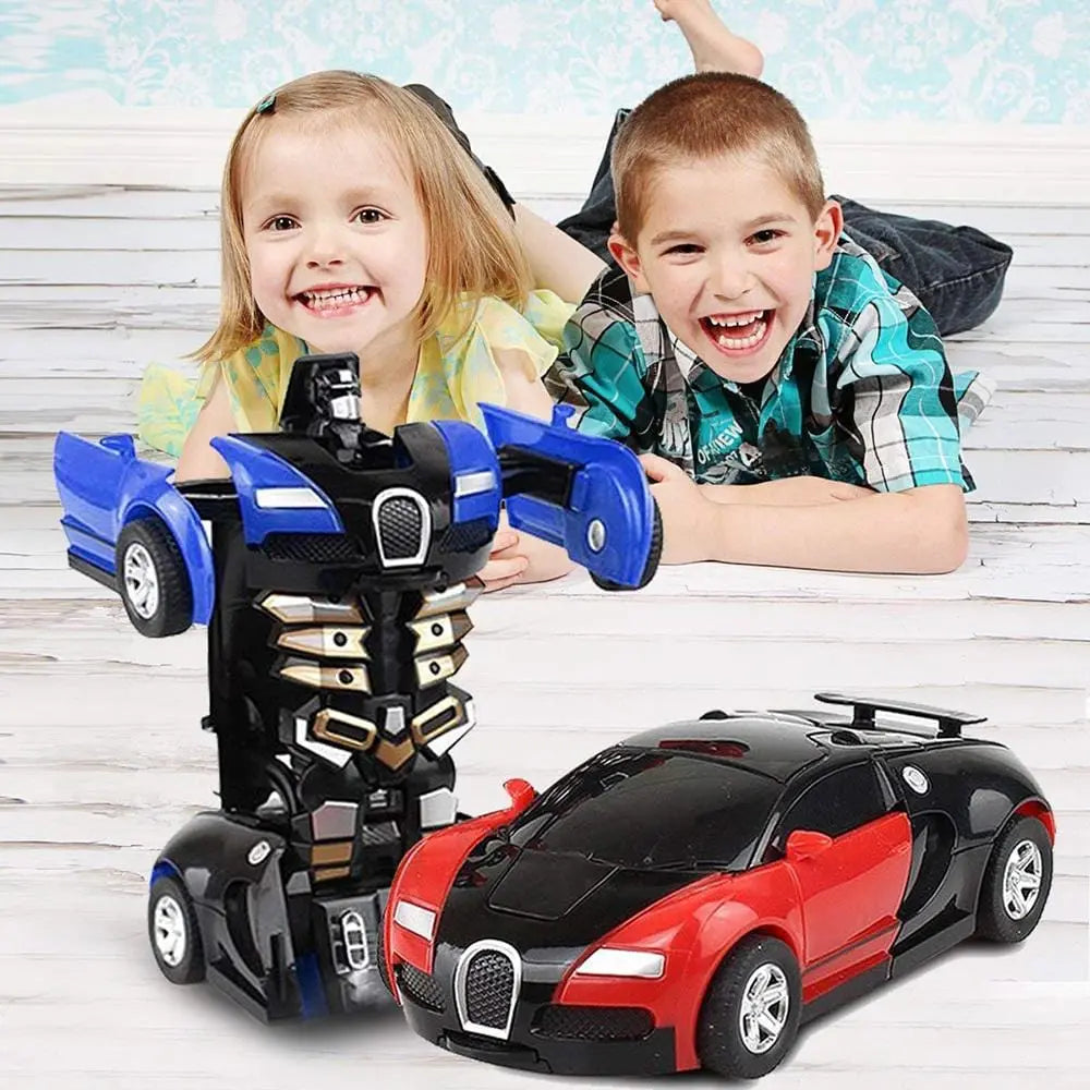 Magic Cartoon Robot Sports Kids Transformation Car Electronic Game - Sacodise shop