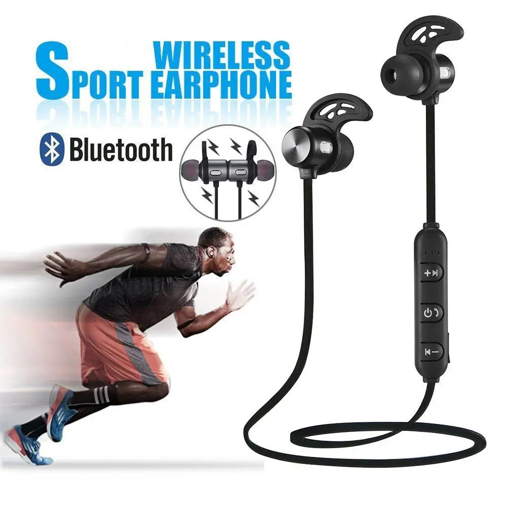 Magnet Bluetooth 4.2 Wireless Sport Earphone - Sacodise shop