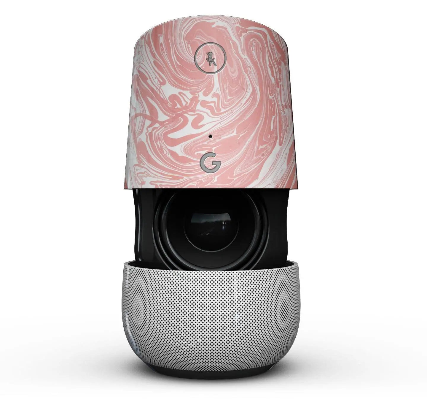 Marbleized Swirling Coral - Full-Body Skin Kit for the Google Home - Sacodise shop