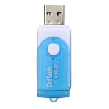 Maroon Hera Tech Accessories USB 2.0 All in one Multi Memory Card
