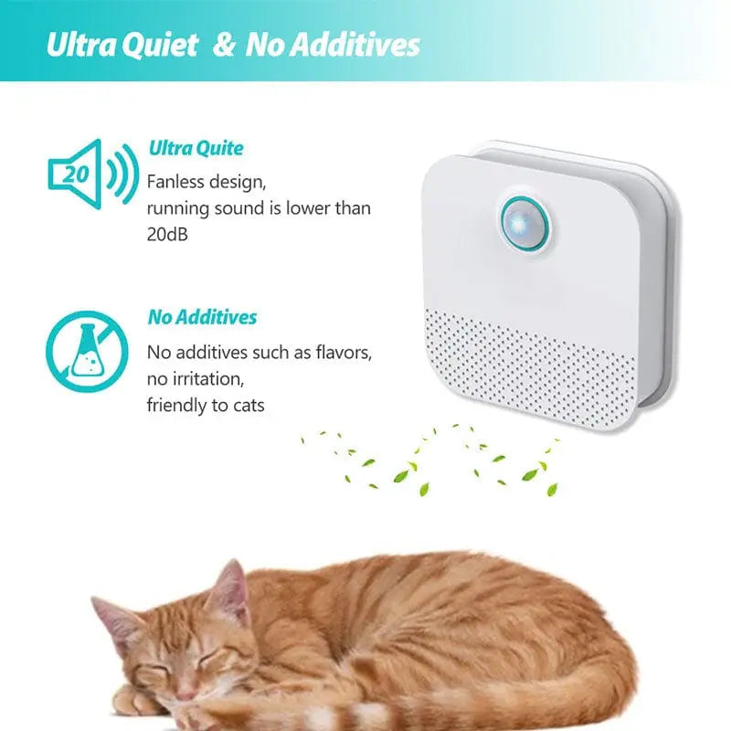 Mini Cat Odor Purifier for Cat Litter Box Deodorizer Dog Air Cleaner - Sacodise shop