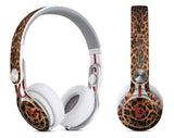 Mirrored Leopard Hide - Full Body Skin Decal Wrap Kit for Beats by Dre - Sacodise shop