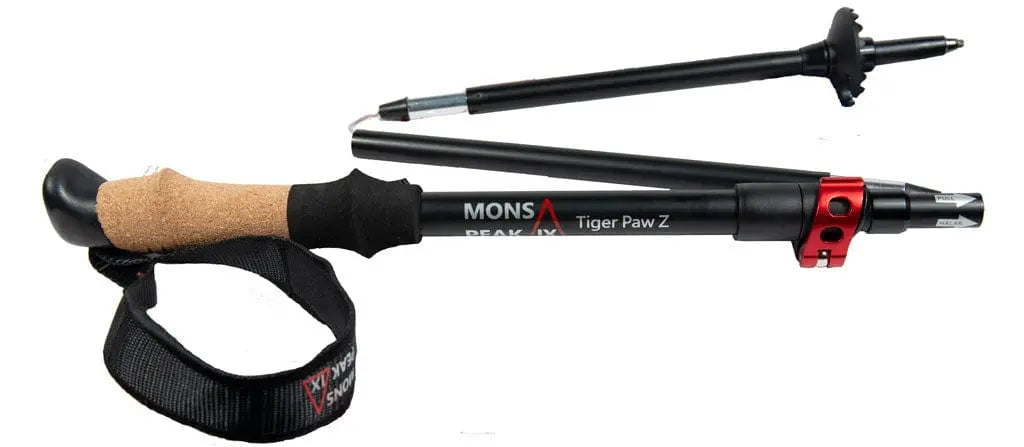 Mons Peak IX Tiger Paw Z Trekking Poles (Z-120) - Sacodise shop