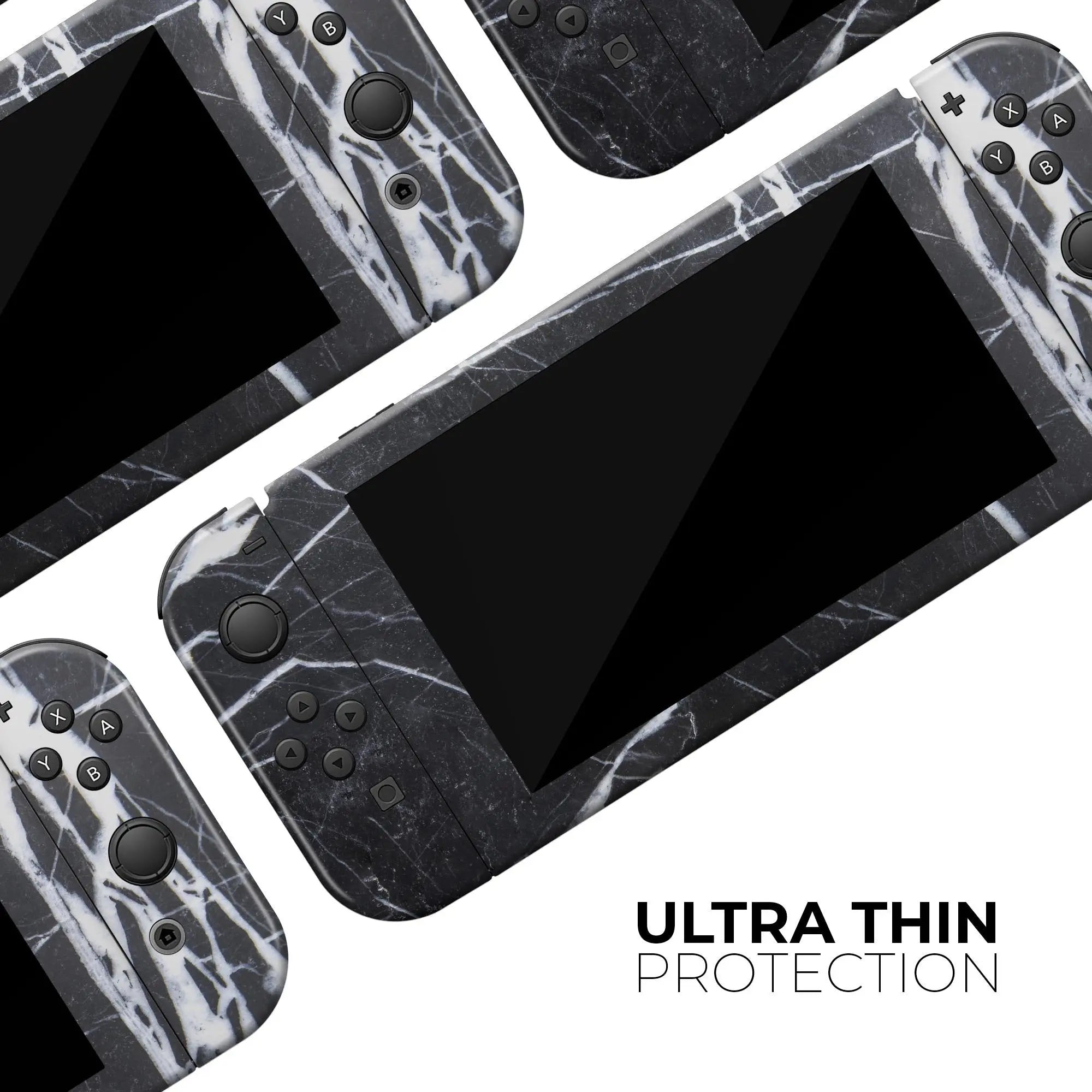 Natural Black & White Marble Stone - Full Body Skin Decal Wrap Kit for - Sacodise shop