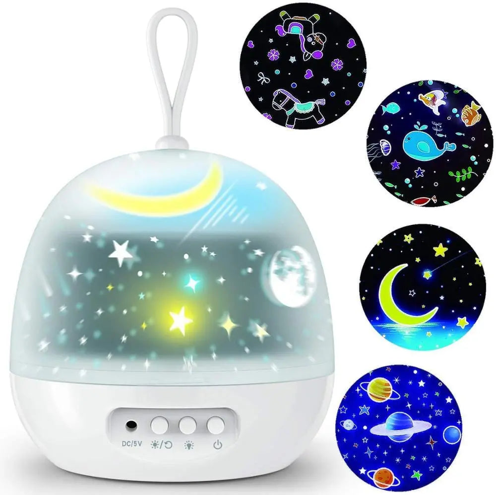 Night Light Projector 360° Rotating 8 Lighting Modes - Sacodise shop