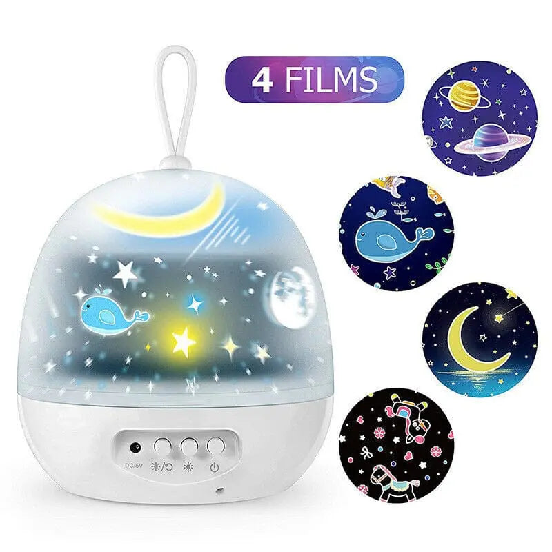 Night Light Projector 360° Rotating 8 Lighting Modes - Sacodise shop