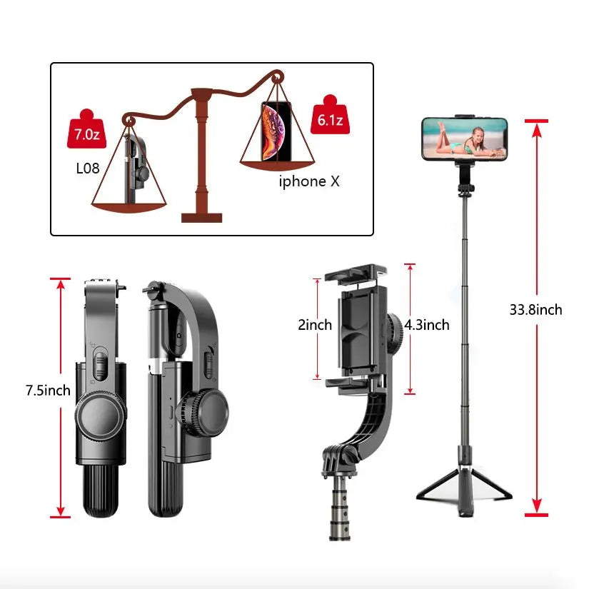 Ninja Mobile Selfie Stick Tripod Stabilizer - Sacodise shop