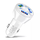 PBG 3 Port White USB Fast LED Car Charger and Charger Compatible for - Sacodise.shop.com