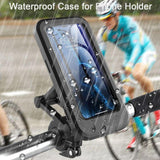 Pink Iolaus Biking 360° free rotation Folding waterproof mobile phone protection bracket
