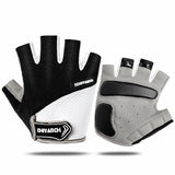Pink Iolaus Biking M / Black Cycling Gloves Outdoor Half Finger Anti-Slip Shock-Absorbing Gloves