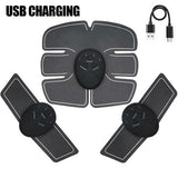 Pink Iolaus Healthcare 6Pack 3 in 1 EMS USB Charging Muscle Stimulator Fitness  Buttock Abdominal Trainer