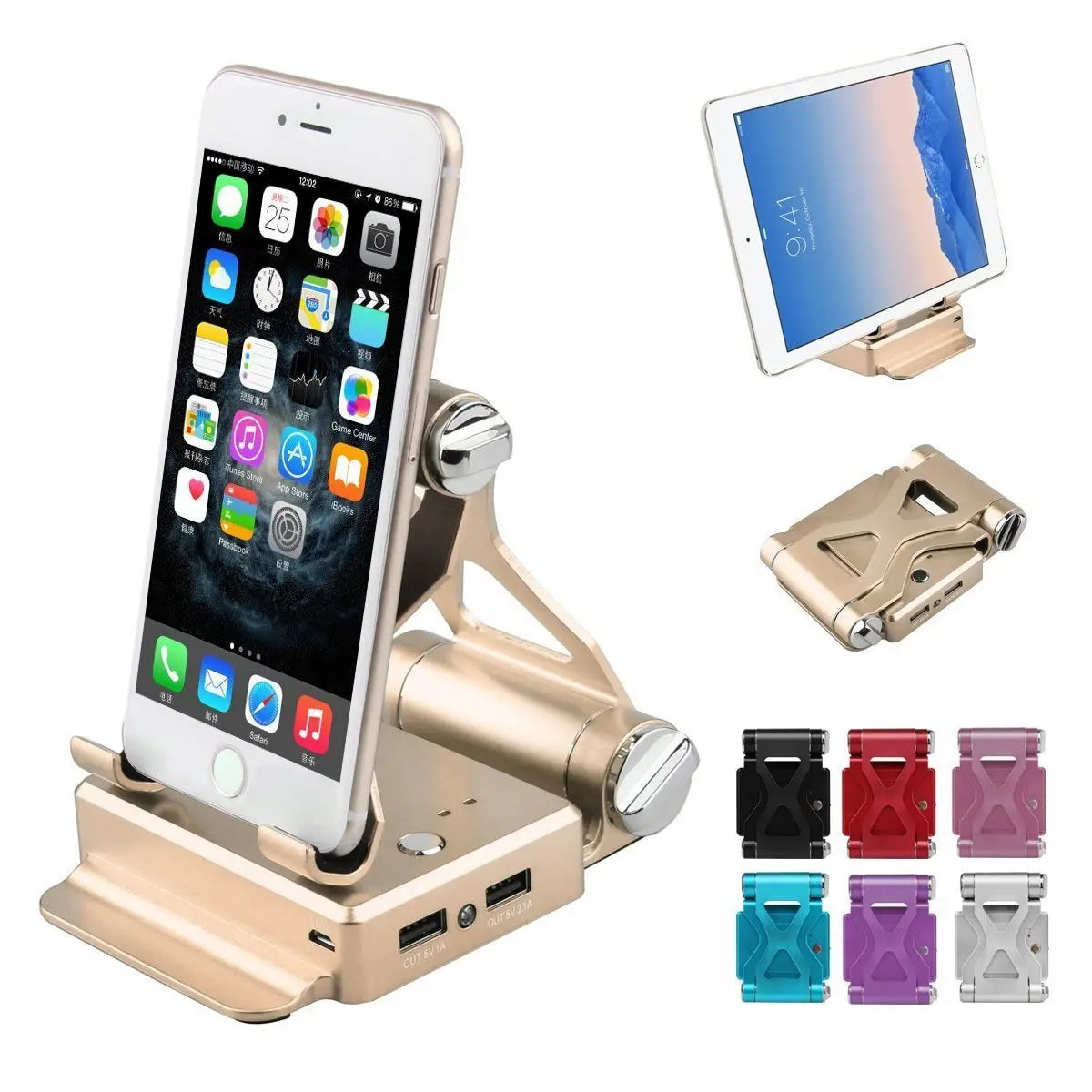 Podium Style Stand With Extended Battery Up To 200% For iPad, iPhone - Sacodise shop