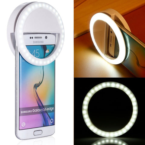 Portable Selfie Ring Clip On for Mobile Phone - Sacodise shop