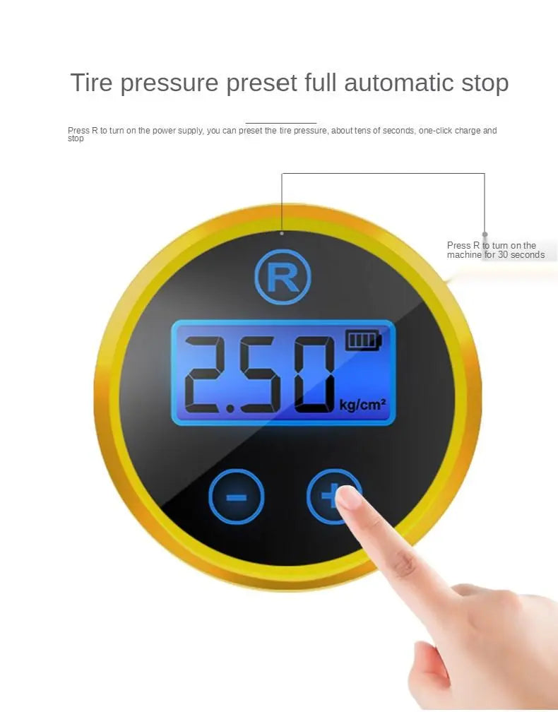 Portable Tire Inflator Air Pump - Sacodise shop