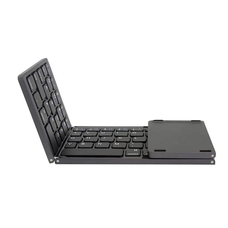 Portable Triple Folding Bluetooth Keyboard Wireless Mini Foldable - Sacodise shop