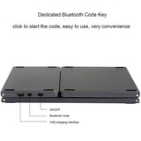 Portable Triple Folding Bluetooth Keyboard Wireless Mini Foldable - Sacodise shop