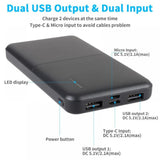 Power Bank Fast Charging With Dual USB Outputs - Sacodise shop