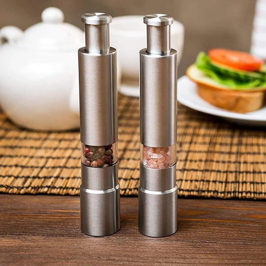 Premium Stainless Steel Salt and Pepper Spice Grinder - Sacodise shop