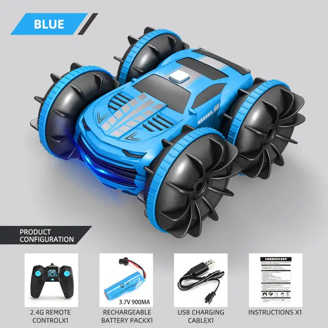 2.4GHz Dual Control Waterproof 4WD All Terrain RC Stunt Car Product vendor