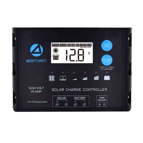 ACOPOWER ProteusX 20A PWM Charge Controller