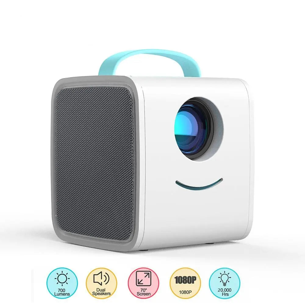 Q2 Mini Projector 700 Lumens Portable Beamer USB AV Port LED Beam Box - Sacodise shop