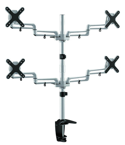 Quadruple Desk Mount Monitor Bracket/Arm: 13" to 23" - Sacodise shop