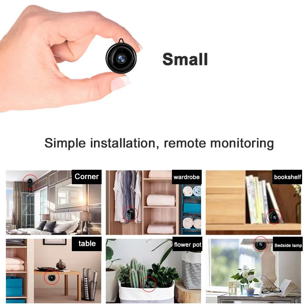 Wireless Mini IP Camera 1080P HD IR CCTV Infrared Night Vision Micro Product vendor