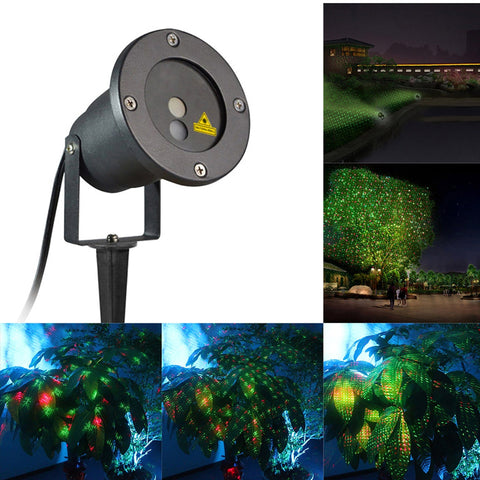 Red & Green Christmas Laser Light Projector - Indoor/Outdoor with - Sacodise shop