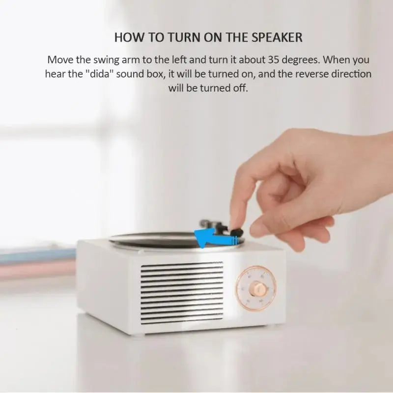 Retro Mini Vinyl Records Wireless Bluetooth Speakers - Sacodise shop