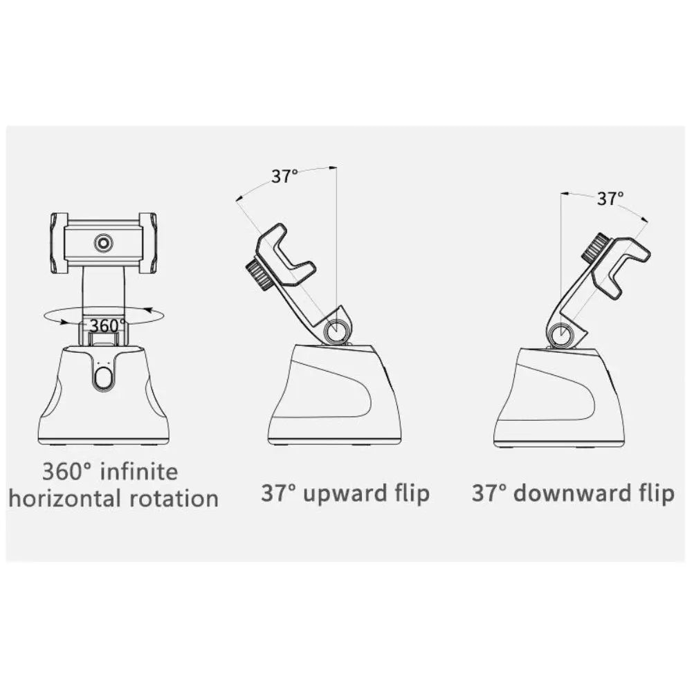 Revolving Follow Me Auto Selfie Holder - Sacodise shop