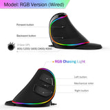 RGB Vertical Wired Mouse - Sacodise shop