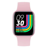 RUNDOING QY01 women smart watch 1.54 inch full touch screen 10 sport - Sacodise shop