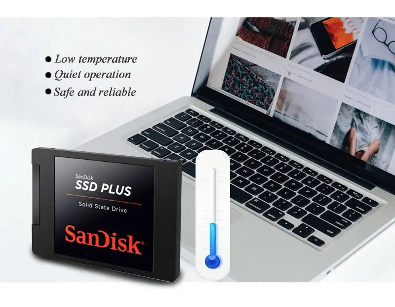 SanDisk SSD PLUS 240GB 480GB 1TB 2TB 2.5" SSD - Sacodise shop