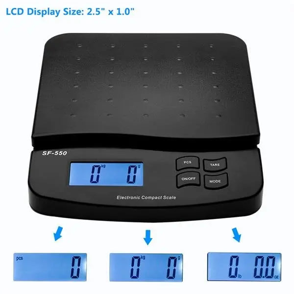 SF-550 30KG/1G High Precision LCD Digital Postal Shipping Scale - Sacodise shop