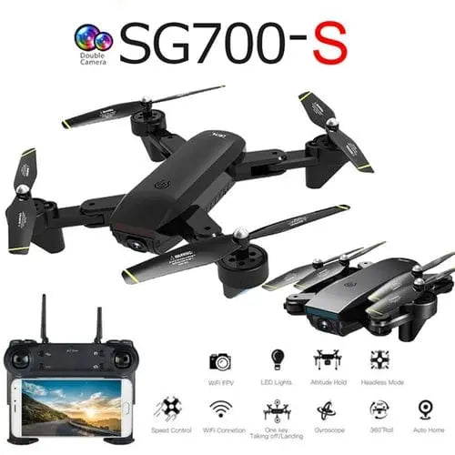 SG700-S Drone 2.4Ghz 4CH Wide-angle WiFi 1080P Optical Flow Dual - Sacodise shop