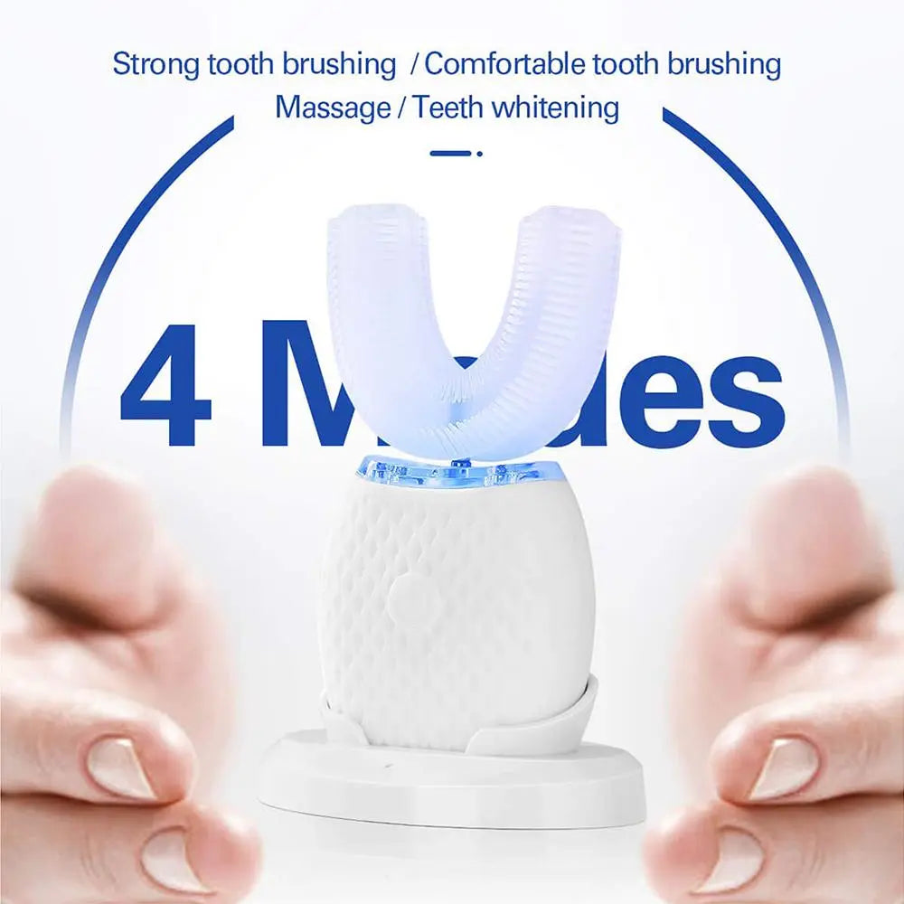 Silicone Electric Toothbrush 360° for Aldult Smart Automatic Whitening - Sacodise shop